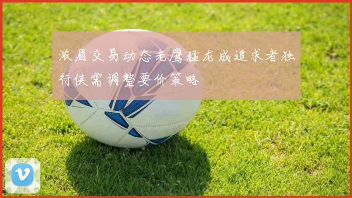 浓眉交易动态老鹰猛龙成追求者独行侠需调整要价策略